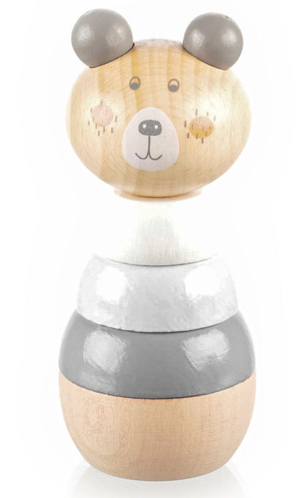 Animal empilhável de madeira Zopa Bear