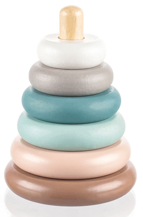 Anéis de madeira Zopa Blue