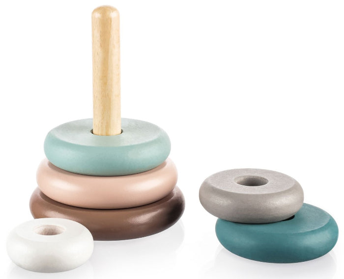 Anéis de madeira Zopa Blue