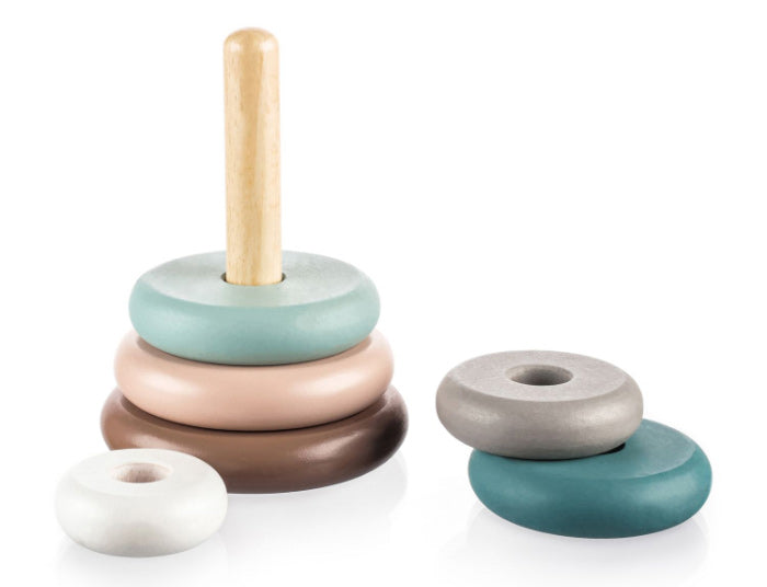 Anéis de madeira Zopa Blue