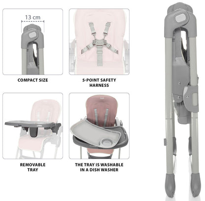 Cadeira da papa Zopa Pocket Ice Gray