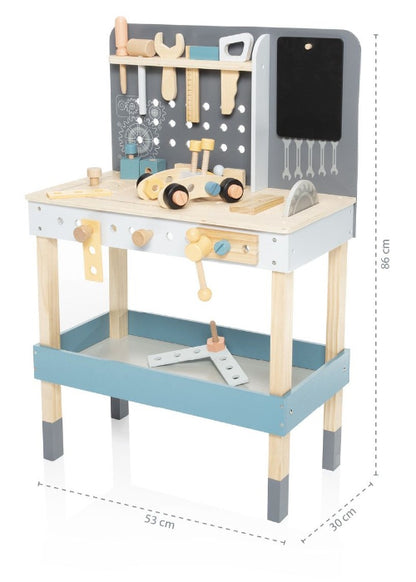 Bancada de ferramentas de madeira Zopa