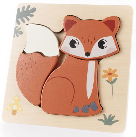 Puzzle de madeira Zopa Fox