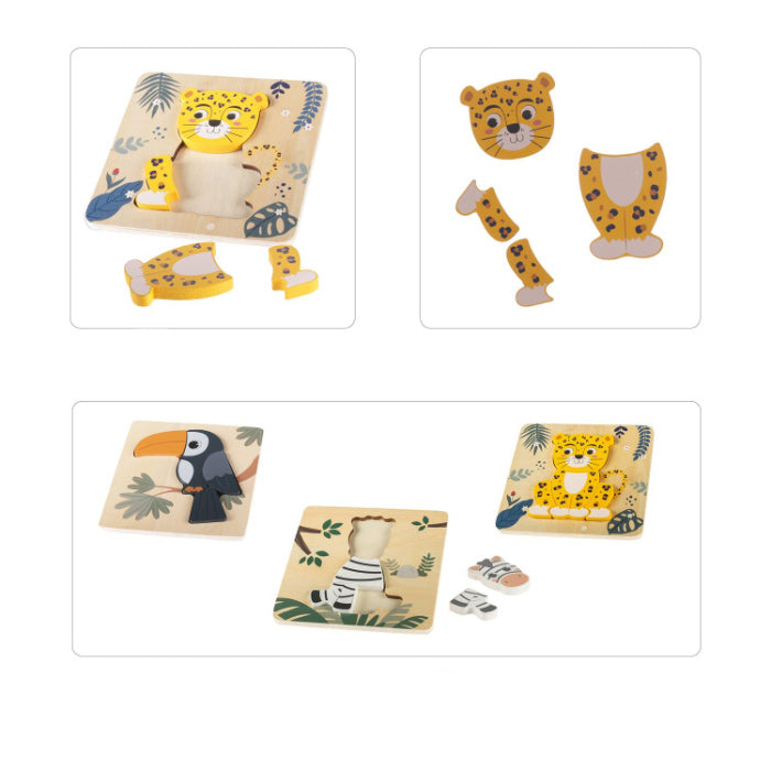 Puzzle de madeira Zopa Fox