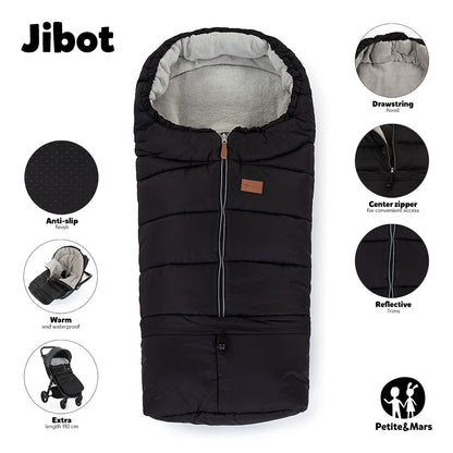 Saco de dormir 3 em 1 Petite&Mars Jibot Ink Black