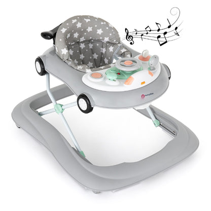 Andador musical Petite&Mars Cabrio Grey