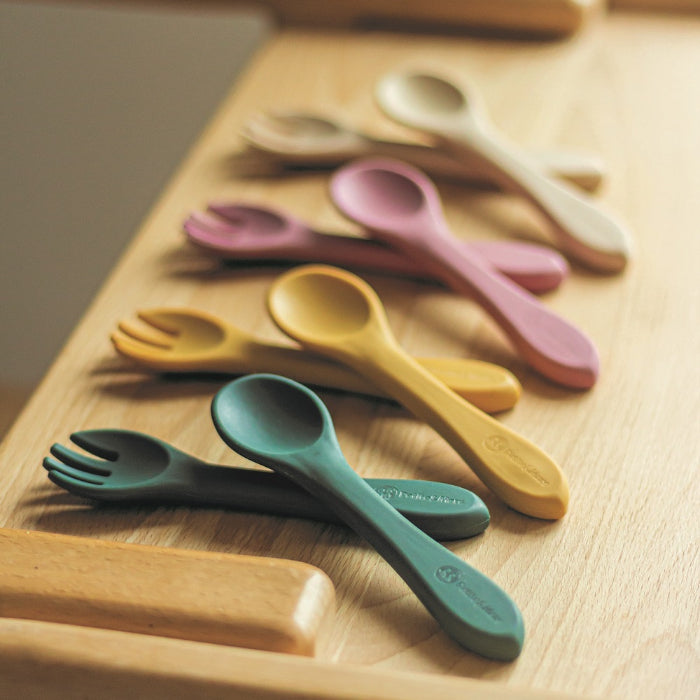 Talheres de siliconePetite&Mars Take&Match Desert Sand