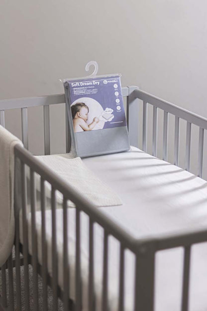 Lençol com elástico Petite&Mars Soft Dream White