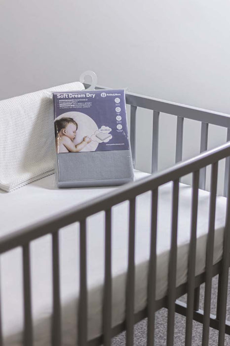 Lençol com elástico Petite&Mars Soft Dream White