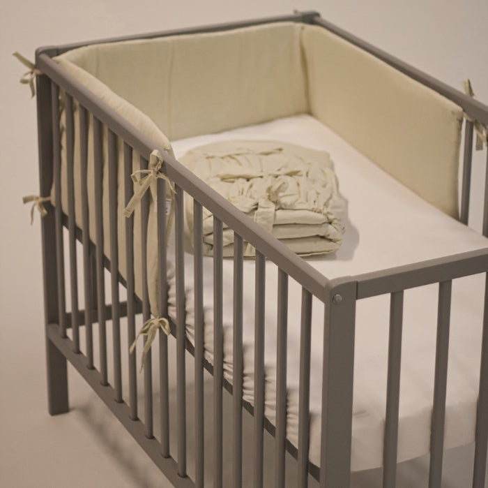 Protetor de berço Petite&Mars Tilly Grey 180 cm