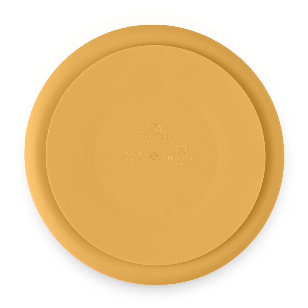 Prato redondo de silicone dividido Petite&Mars Take&Match Intense Ochre