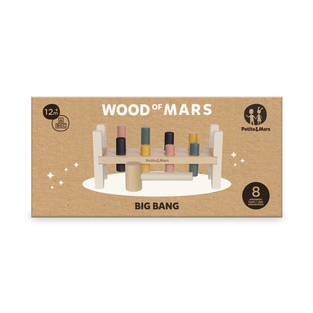 Brinquedo de madeira Petite&Mars Big Bang Wood of Mars