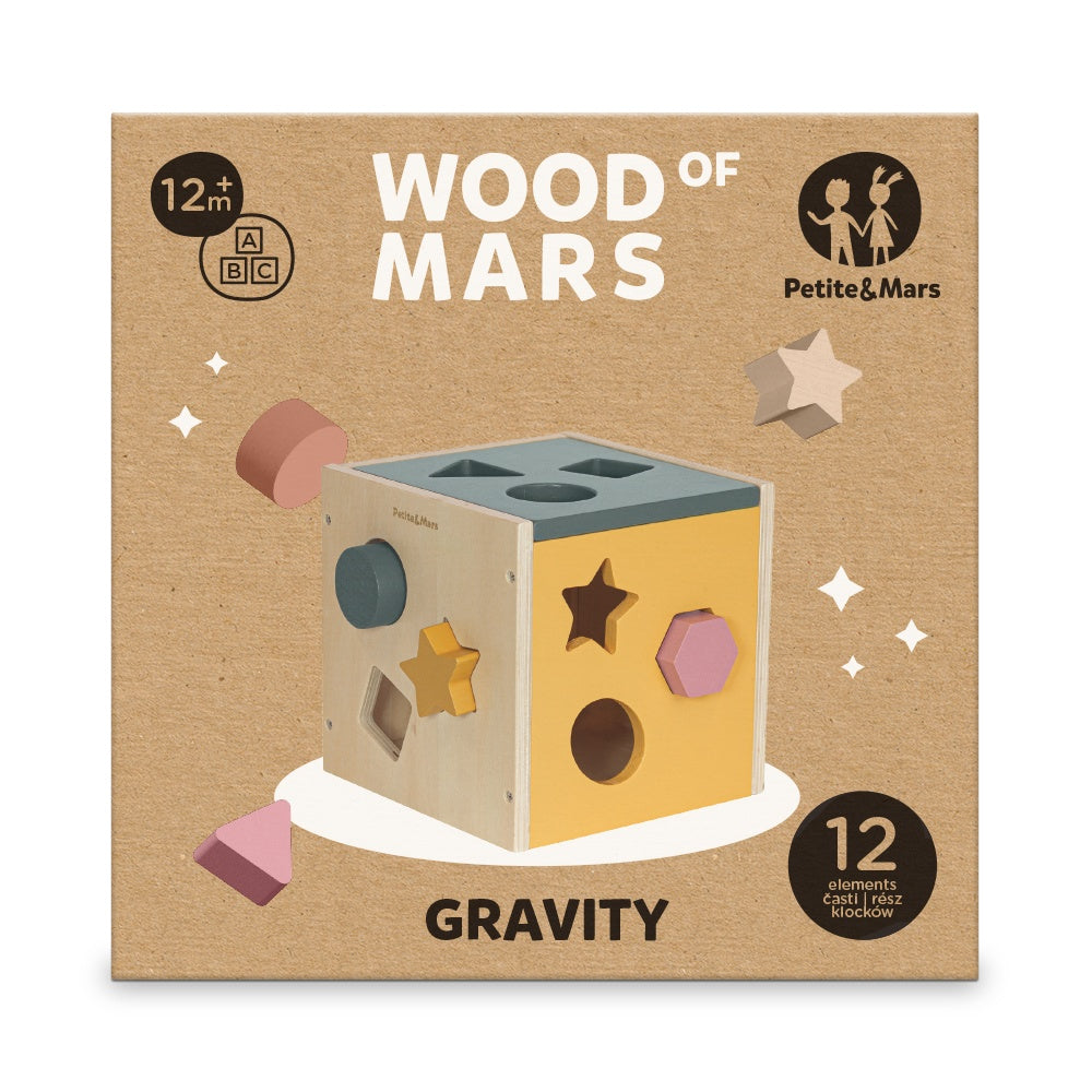 Brinquedo de madeira Petite&Mars Gravity Wood of Mars