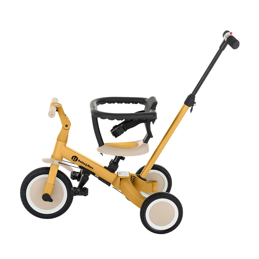 Triciclo 5 em 1 Petite&Mars Turbo Intense Ochre