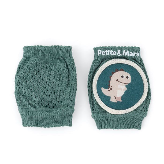 Joelheiras elásticas para gatinhar Petite&Mars Follow Misty Green