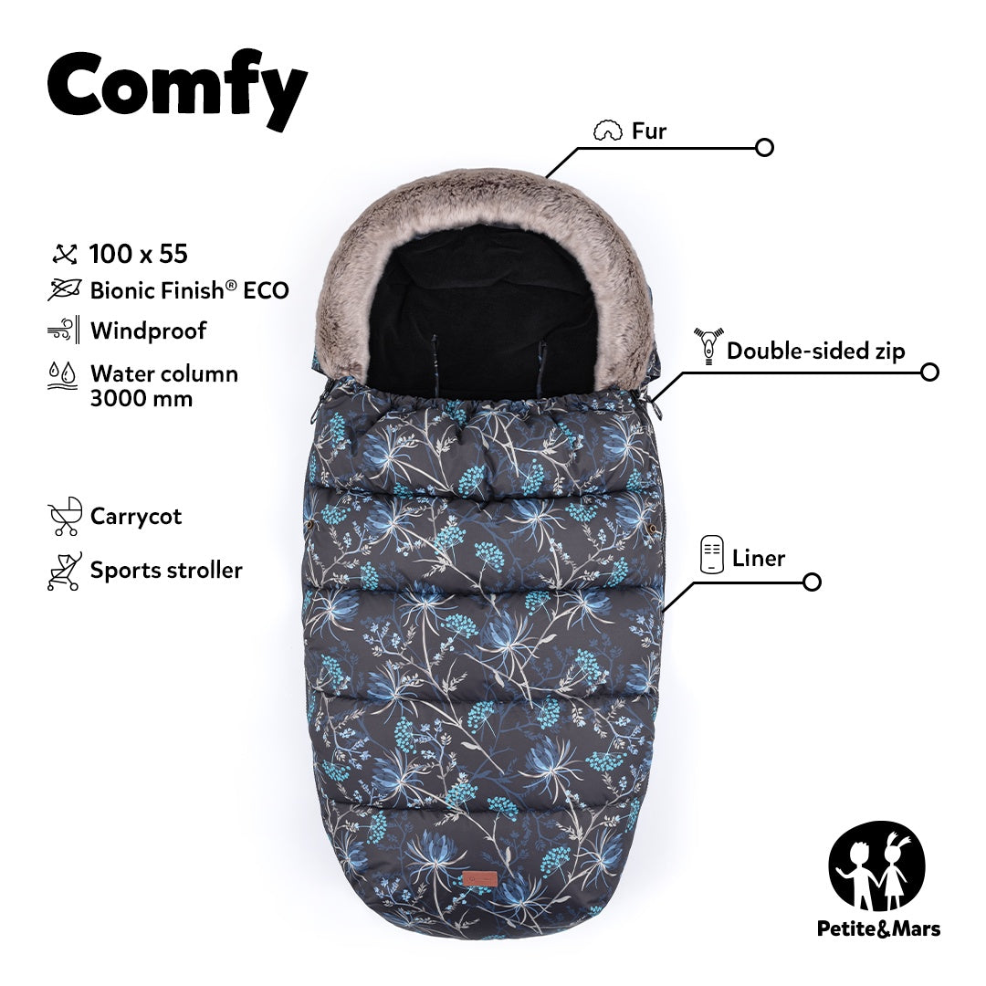 Saco de dormir 4em1 Petite&Mars Comfy Mocha Mousse