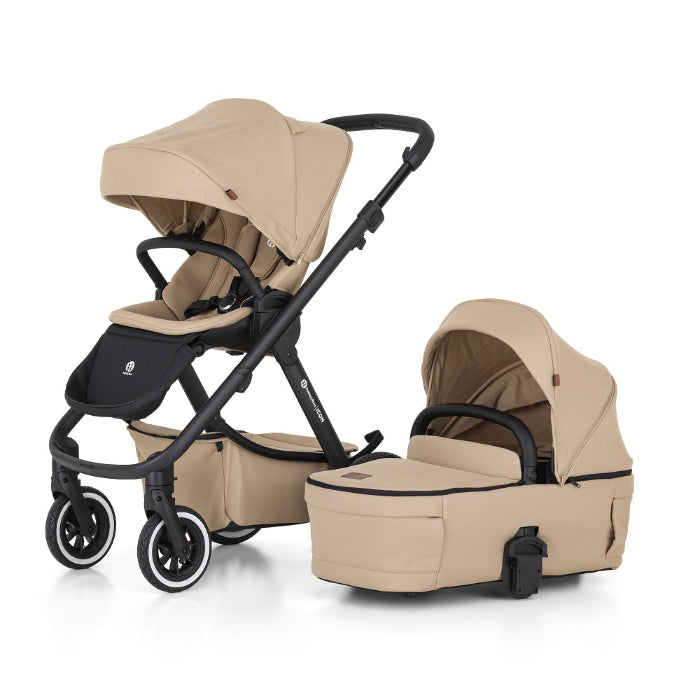 Carrinho de passeio Petite&Mars ICON 2IN1 AIR SET LITE Mocha Bege