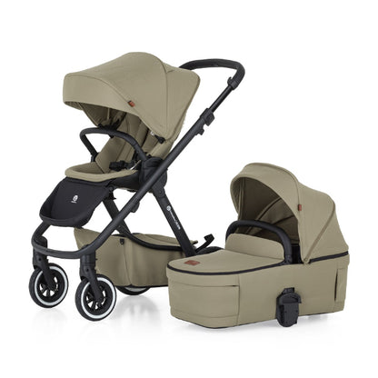 Carrinho de passeio Petite&Mars ICON 2in1 AIR SET LITE Mossy Green