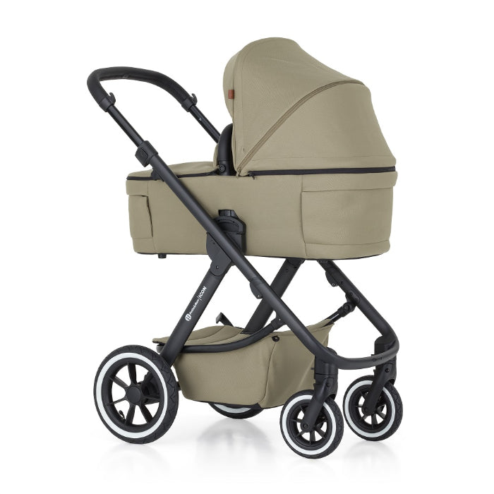 Carrinho de passeio Petite&Mars ICON 2in1 AIR SET LITE Mossy Green