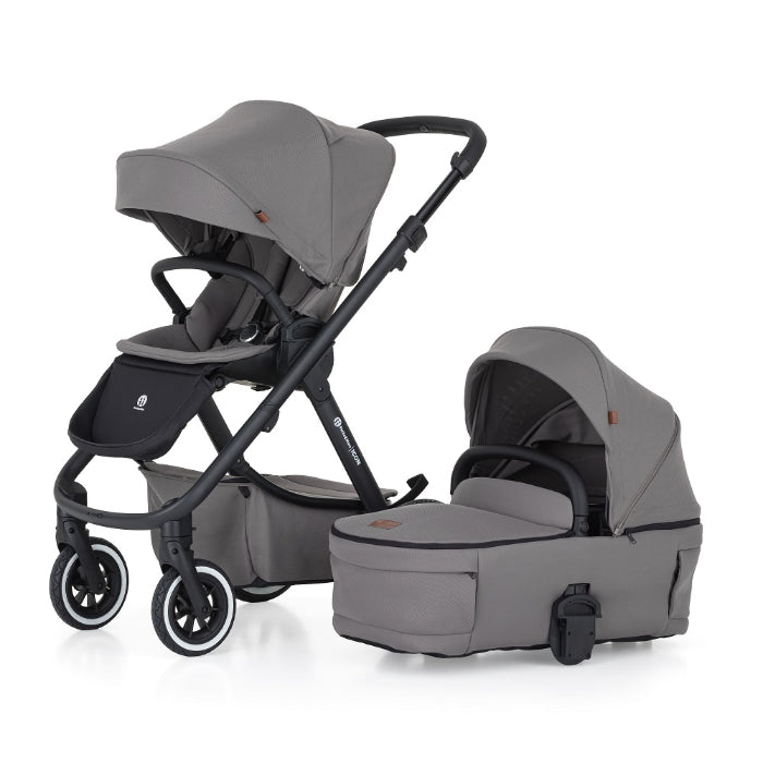 Carrinho de passeio Petite&Mars ICON 2in1 AIR SET LITE Dove Grey