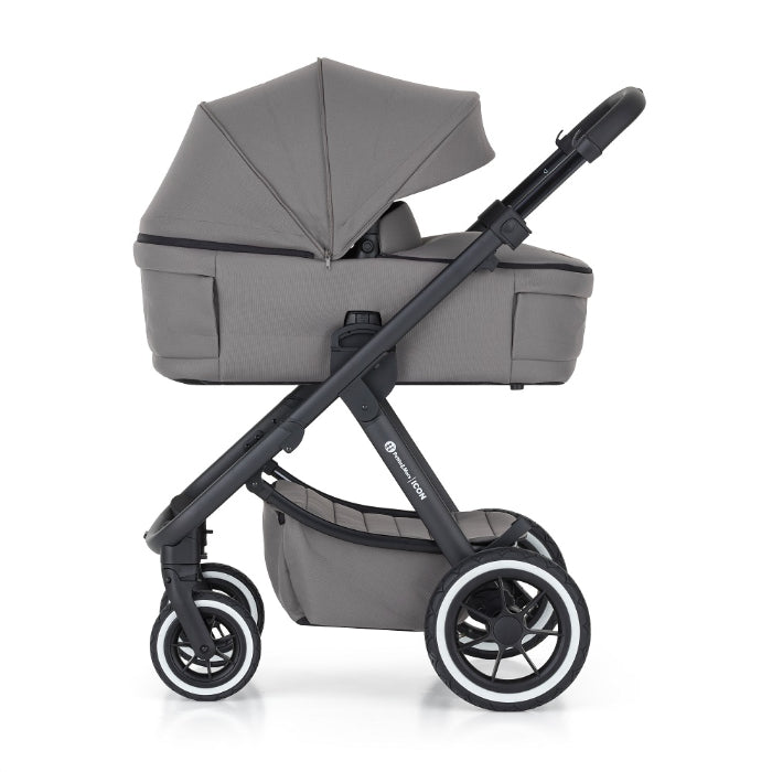 Carrinho de passeio Petite&Mars ICON 2in1 AIR SET LITE Dove Grey