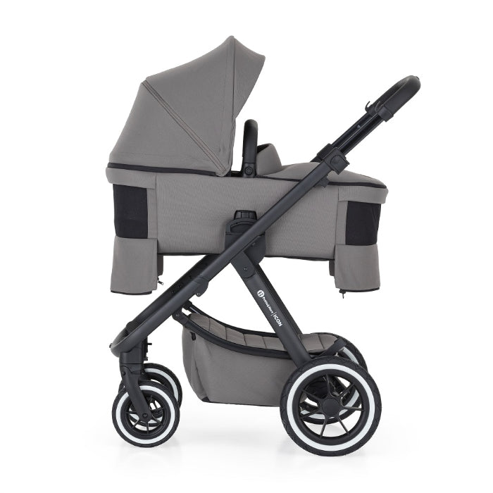 Carrinho de passeio Petite&Mars ICON 2in1 AIR SET LITE Dove Grey