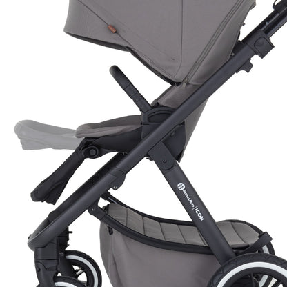 Carrinho de passeio Petite&Mars ICON 2in1 AIR SET LITE Dove Grey