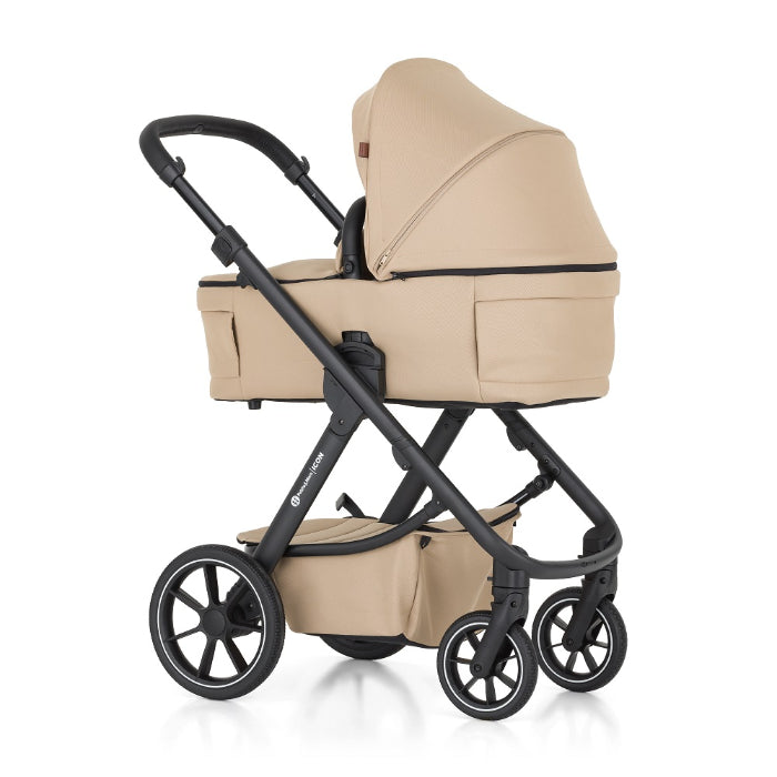 Carrinho de passeio Petite&Mars ICON 2IN1 RWS SET LITE Mocha Bege