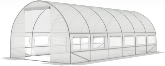 Estufa túnel 600x300x200 cm branco