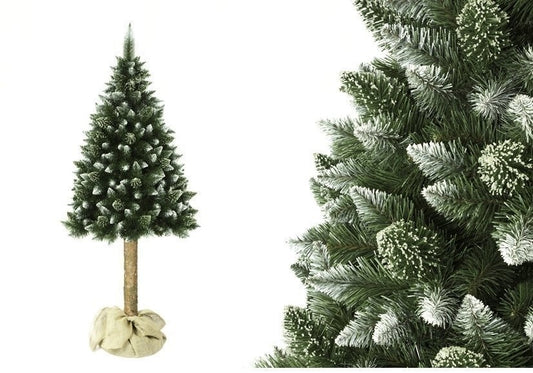 Árvore de Natal artificial com tronco 180 cm em 3 partes