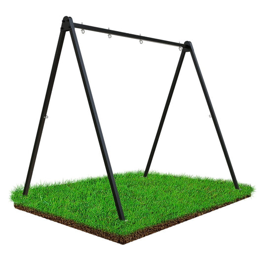 Estrutura para baloiço ou rede 260 x 195 x 230 cm preta