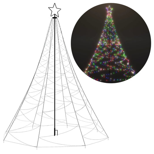 Árvore de Natal tipo poste 300 cm LED IP44