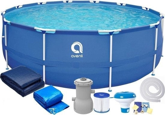 Piscina desmontável Avenli 305x76 cm com bomba de filtro