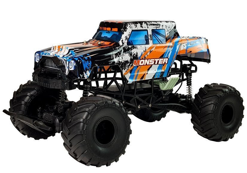 Carro telecomandado 4x4 laranja 57 cm 2.4G