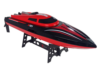 Barco telecomandado H101 vermelho 1:48 2.4G 35 km/h