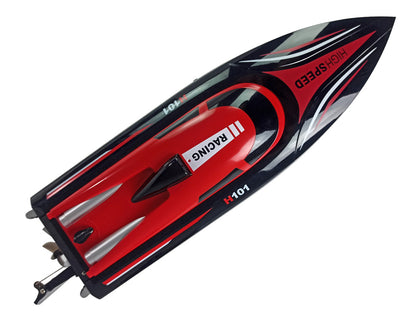 Barco telecomandado H101 vermelho 1:48 2.4G 35 km/h