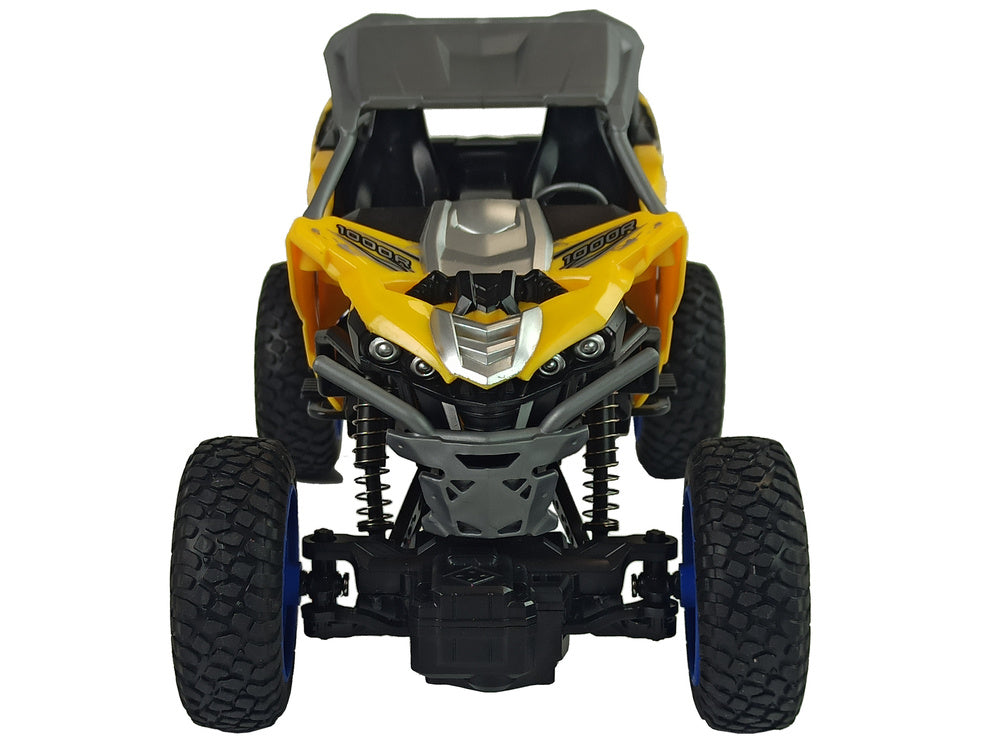 Carro telecomandado off-road 2.4GHz amarelo 1:16