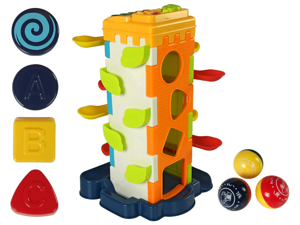 Bloco sorter bolas com piano educativo
