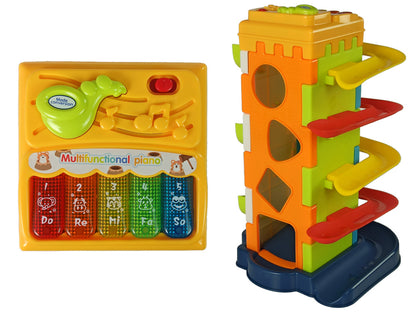 Bloco sorter bolas com piano educativo