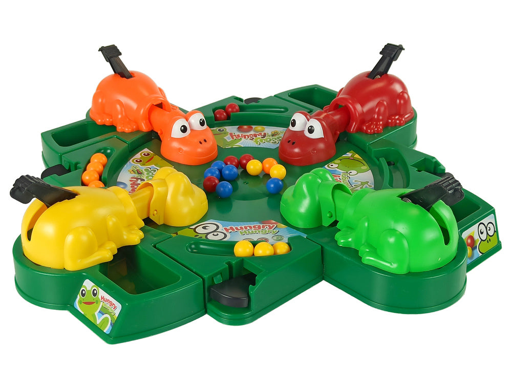 Jogo Hungry Frogs bolas alavanca