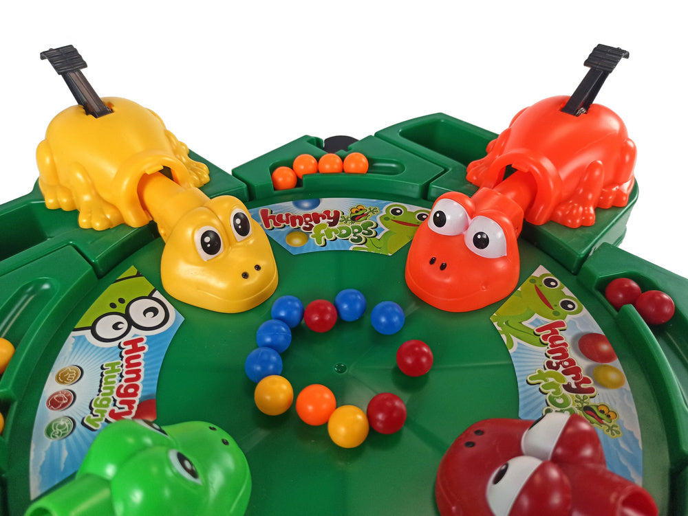 Jogo Hungry Frogs bolas alavanca