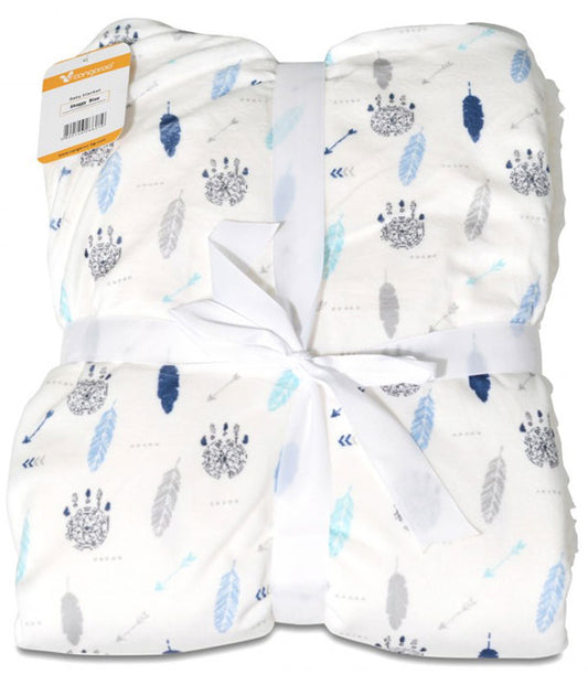 Cobertor de bebé Cangaroo Shaggy blue