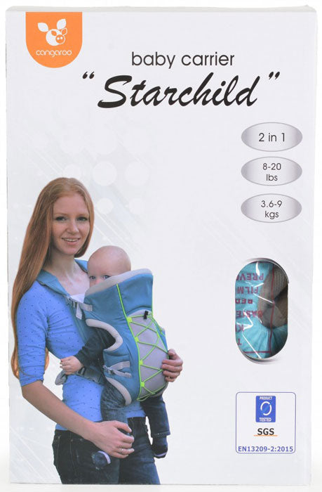 Porta bebé Cangaroo Starchild blue