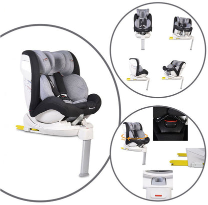 Cadeira auto Cangaroo Admiral dark grey (0-36kg)