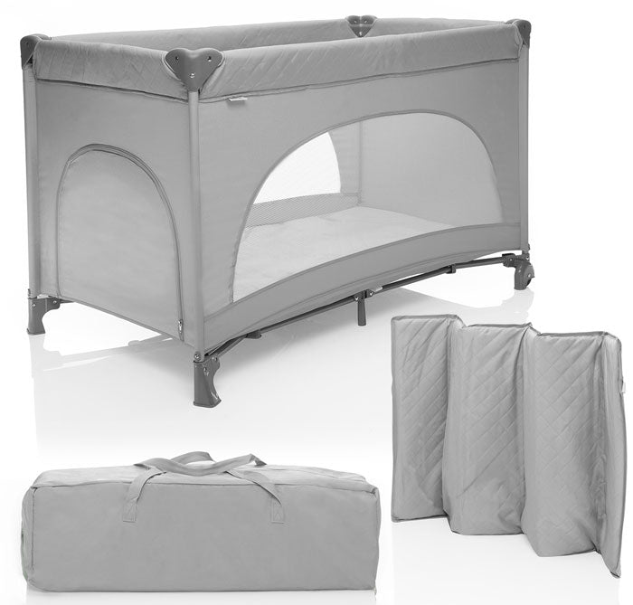 Cama de viagem Zopa Lely Silver Grey