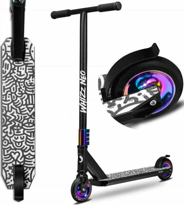 Patinete infantil Lionelo Whizz Neo Black Carbon