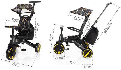 Triciclo 7 em 1 Zopa Trike Nova 2 Foggy Grey