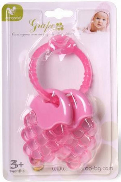 Mordedor com água Cangaroo Grape pink