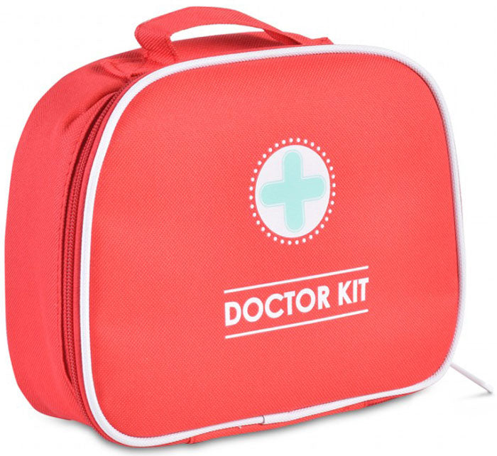 Kit médico em madeira 10 peças Moni