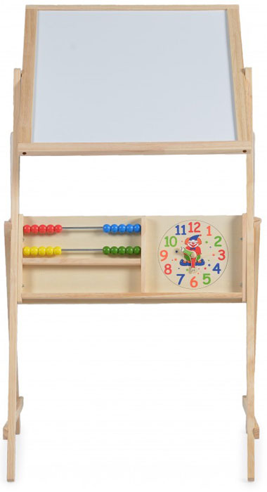 Quadro-negro em madeira dupla Face 4 peças Moni